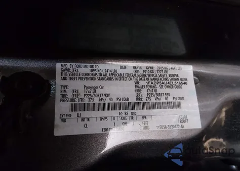 2014 Ford C-Max Hybrid Se z USA, uszkodzony, nr VIN 1FADP5AU4EL516546